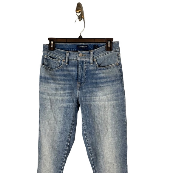 Lucky Brand Ava Mid Rise Skinny Jeans Size 6/28 Regular Medium Wash - Picture 3 of 7